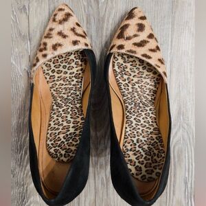 Madewell Leopard Print and Black stilettos